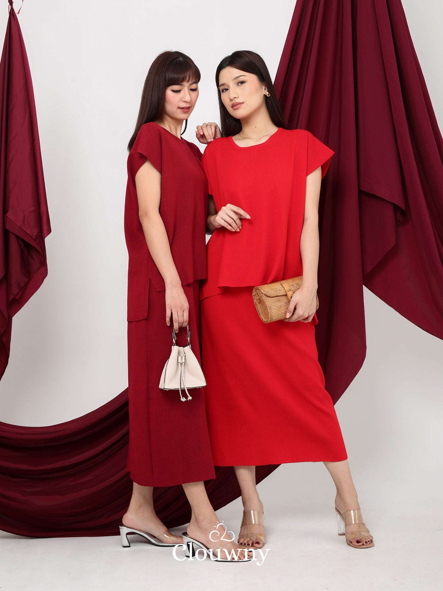 Woori Knit Set - Red