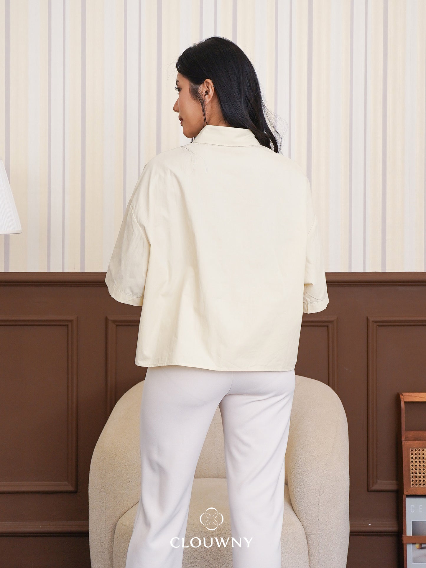 Miwa Cotton Blouse - Cream