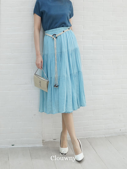Kila Flare Skirt - Blue