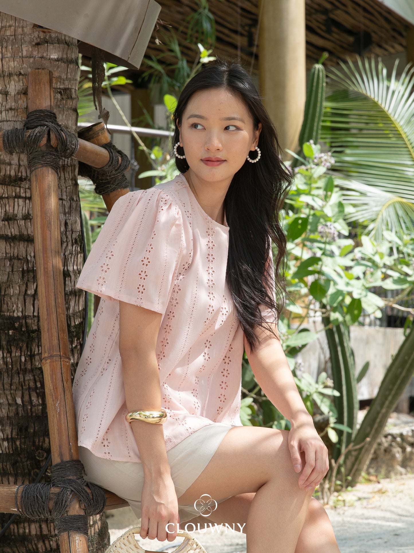 Salma Loose Blouse - Pink