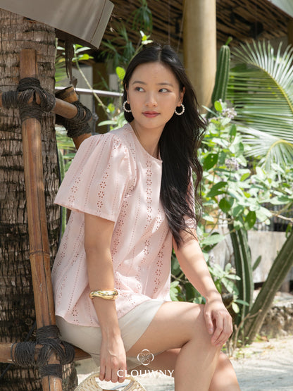 Salma Loose Blouse - Pink