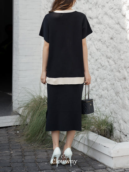 Cherish Knit Set - Black