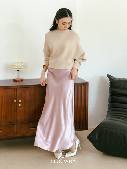 Briela Long Skirt - Rosegold