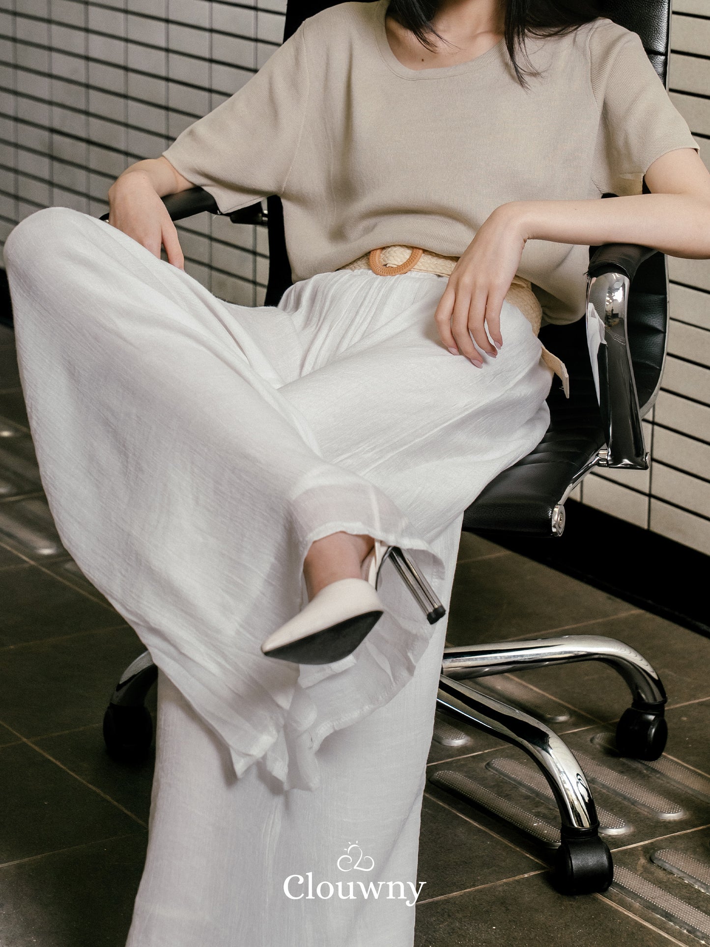 Adel Cullotes Pants - White