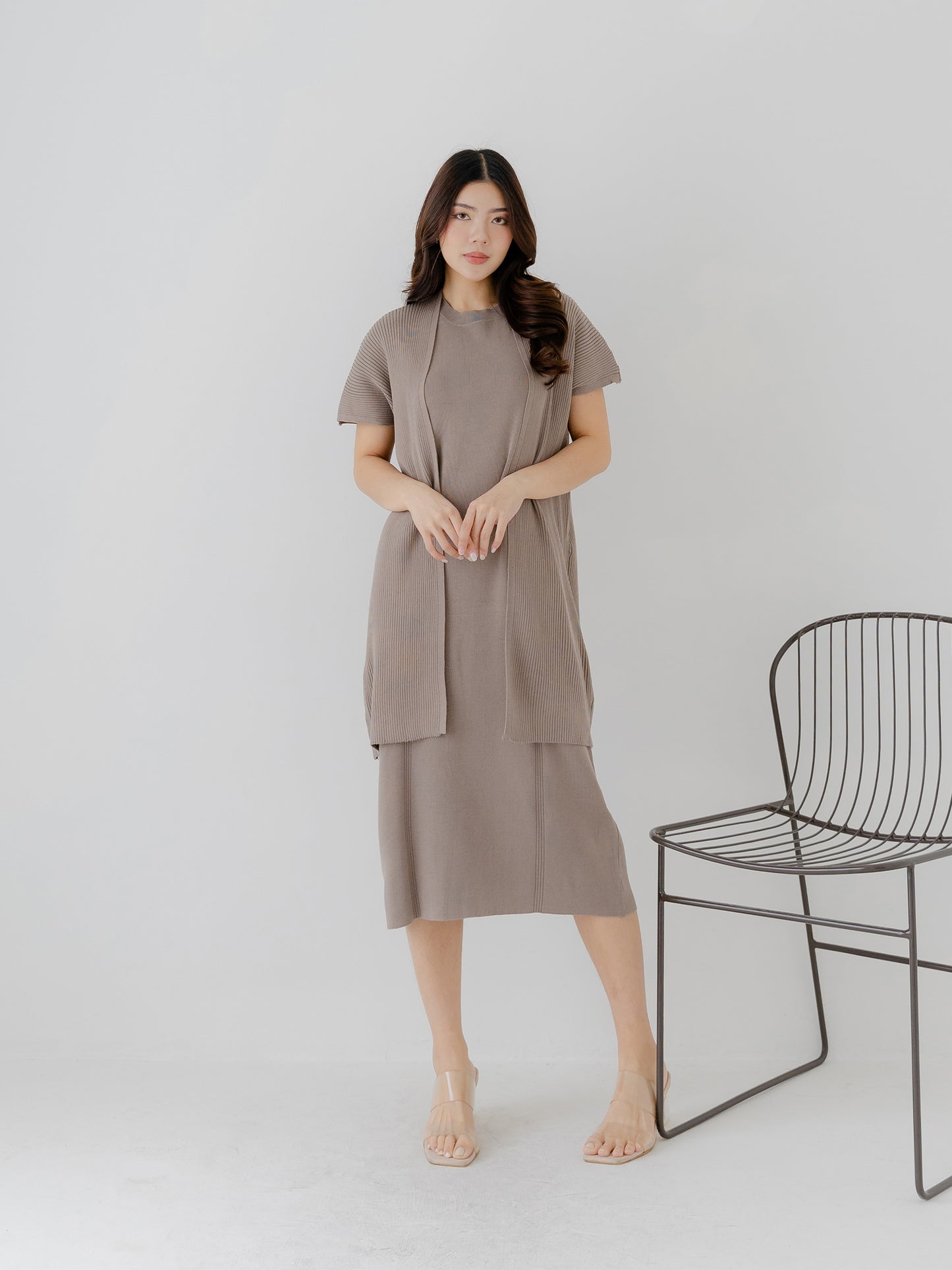 Noona Dress Knitt - Beige