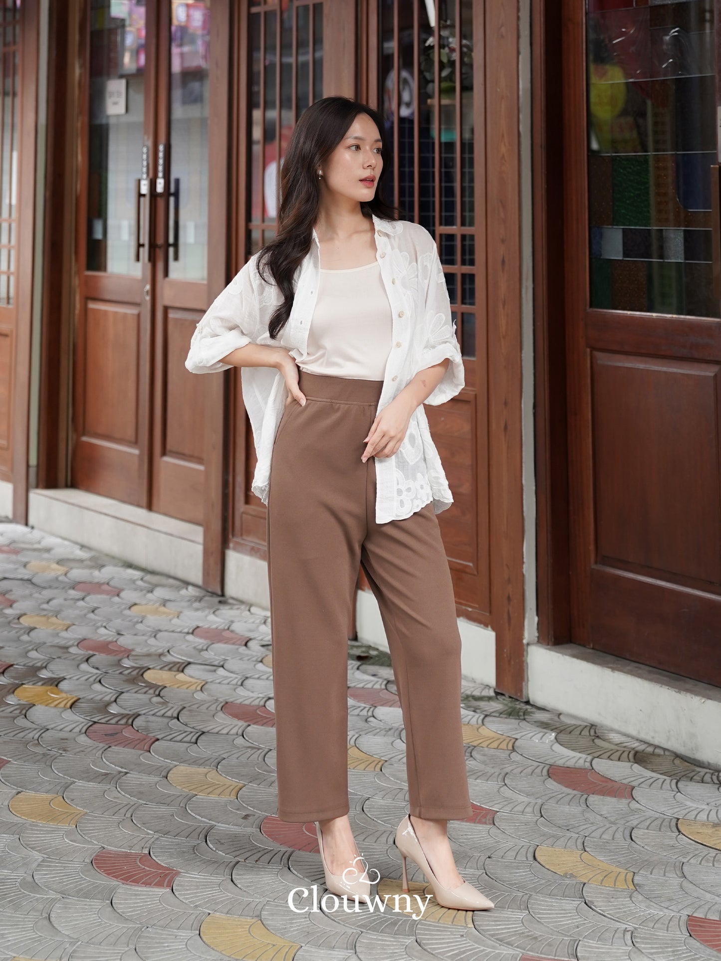 Tori Pocket Pants - Mocca