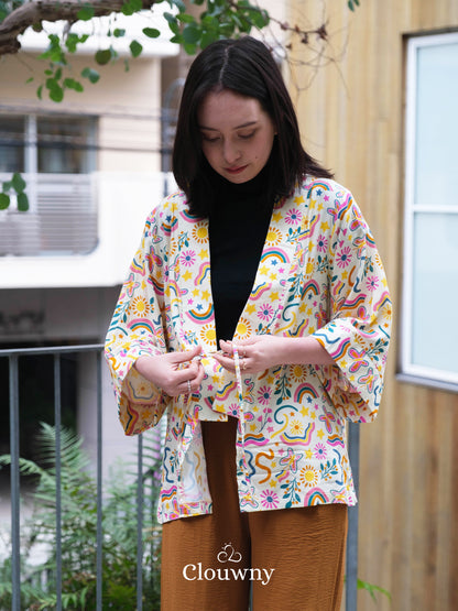 Hare Kimono Outer - Cream