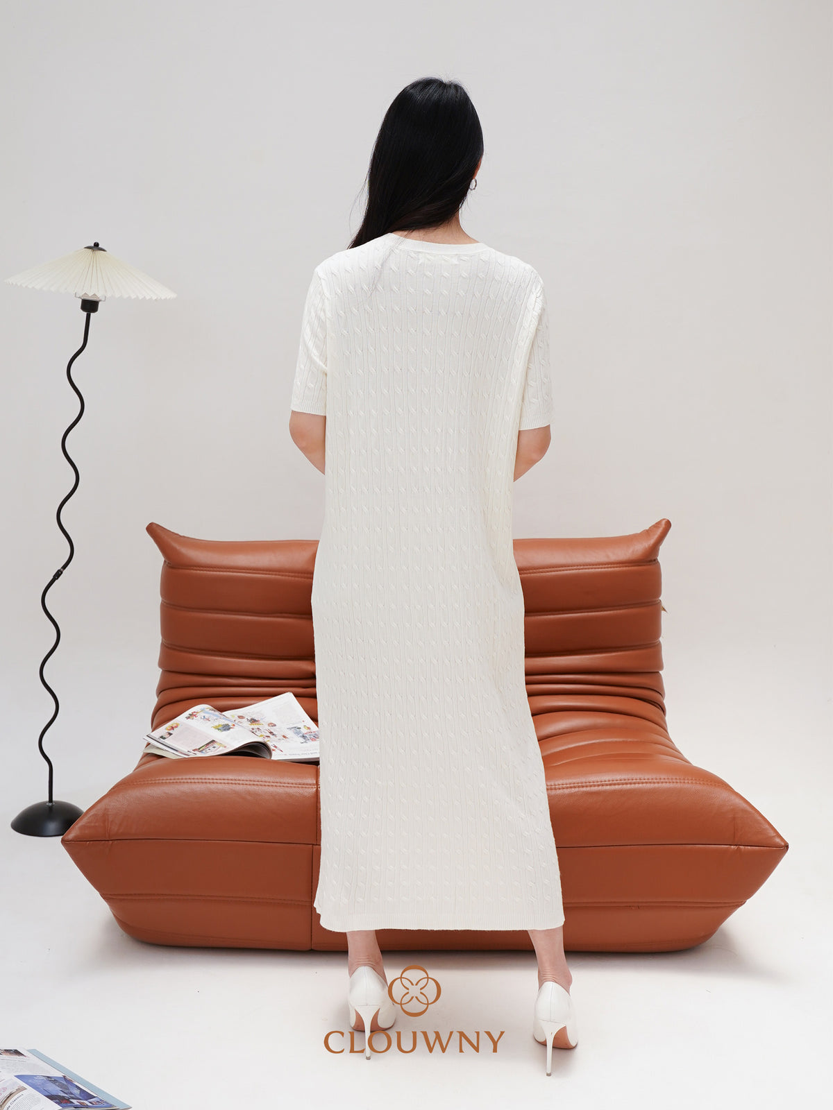 Jorji Basic Knit Dress - Broken White