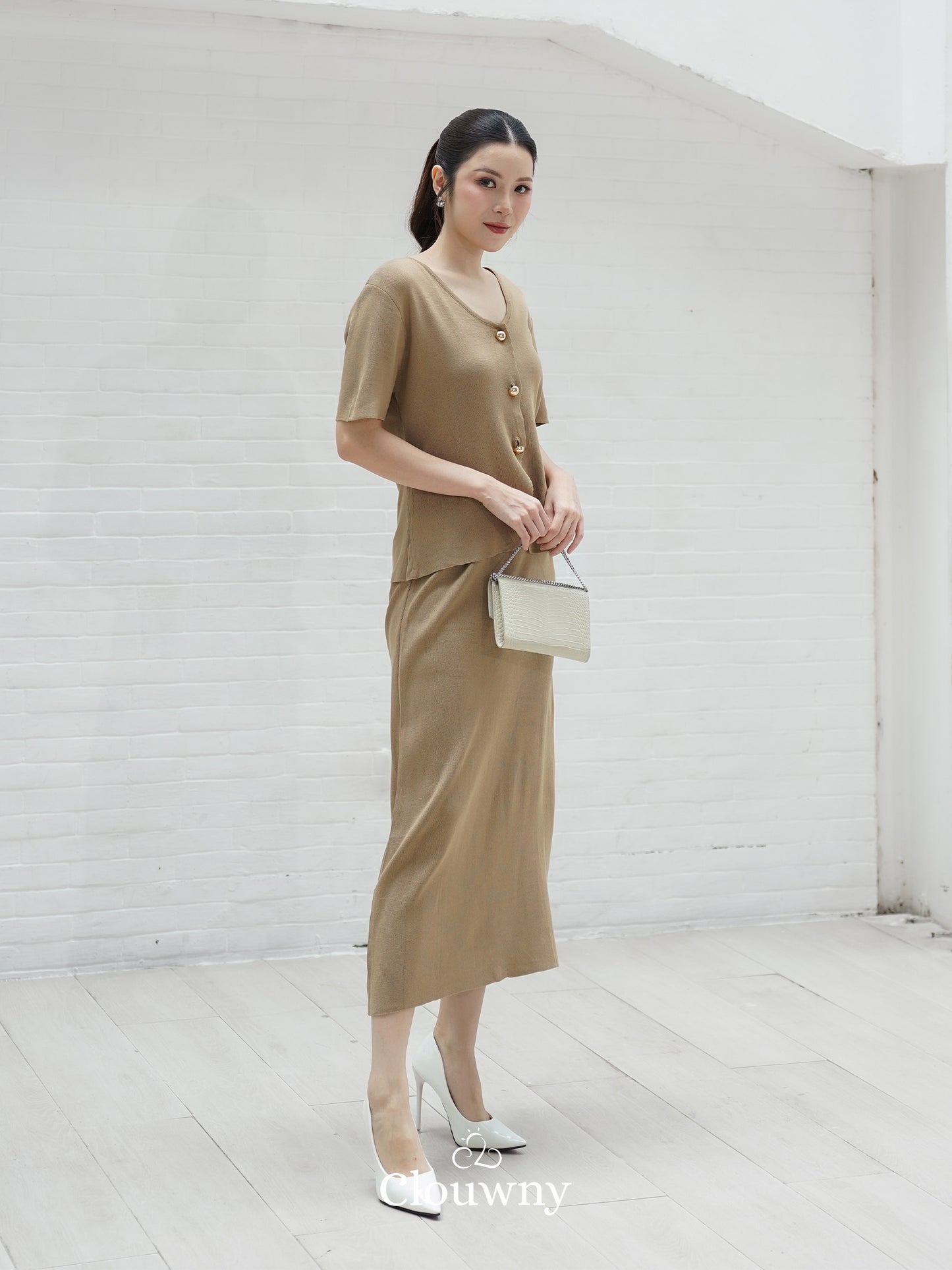 Isabel Knit Set - Khaki