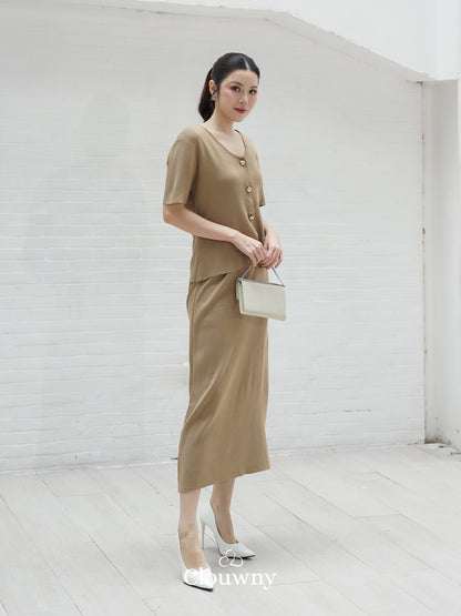 Isabel Knit Set - Khaki