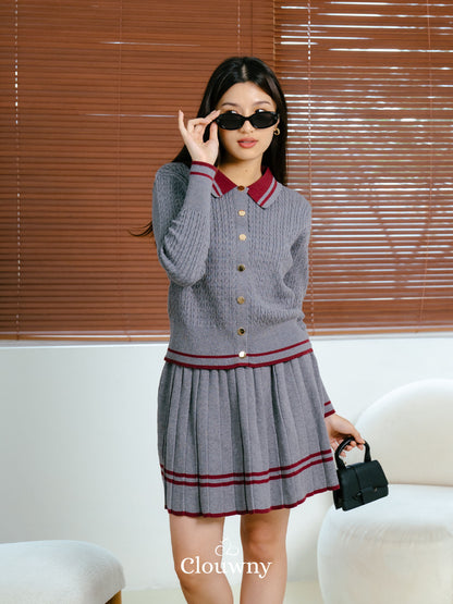 Hyuna Knit Set - Grey