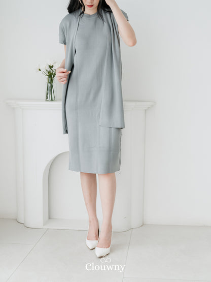 Noona Dress Knitt - Grey