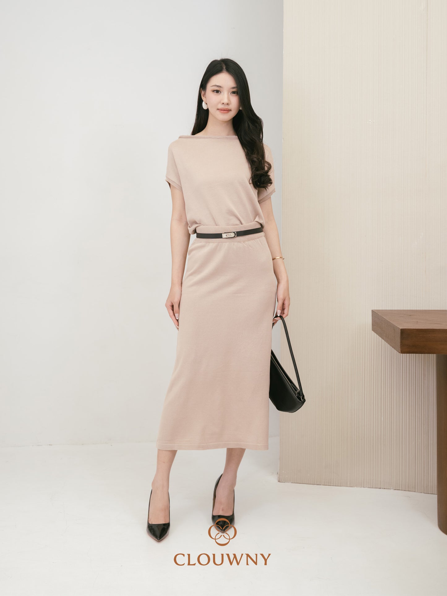 Jerica Loose Knit Set - Khaki