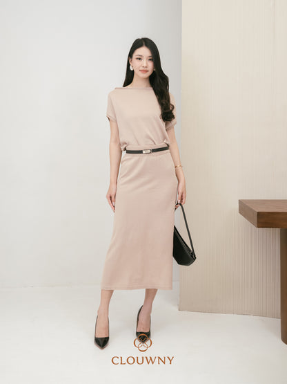 Jerica Loose Knit Set - Khaki