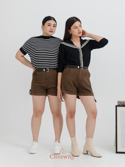 Marika Belt Pants - Coffee