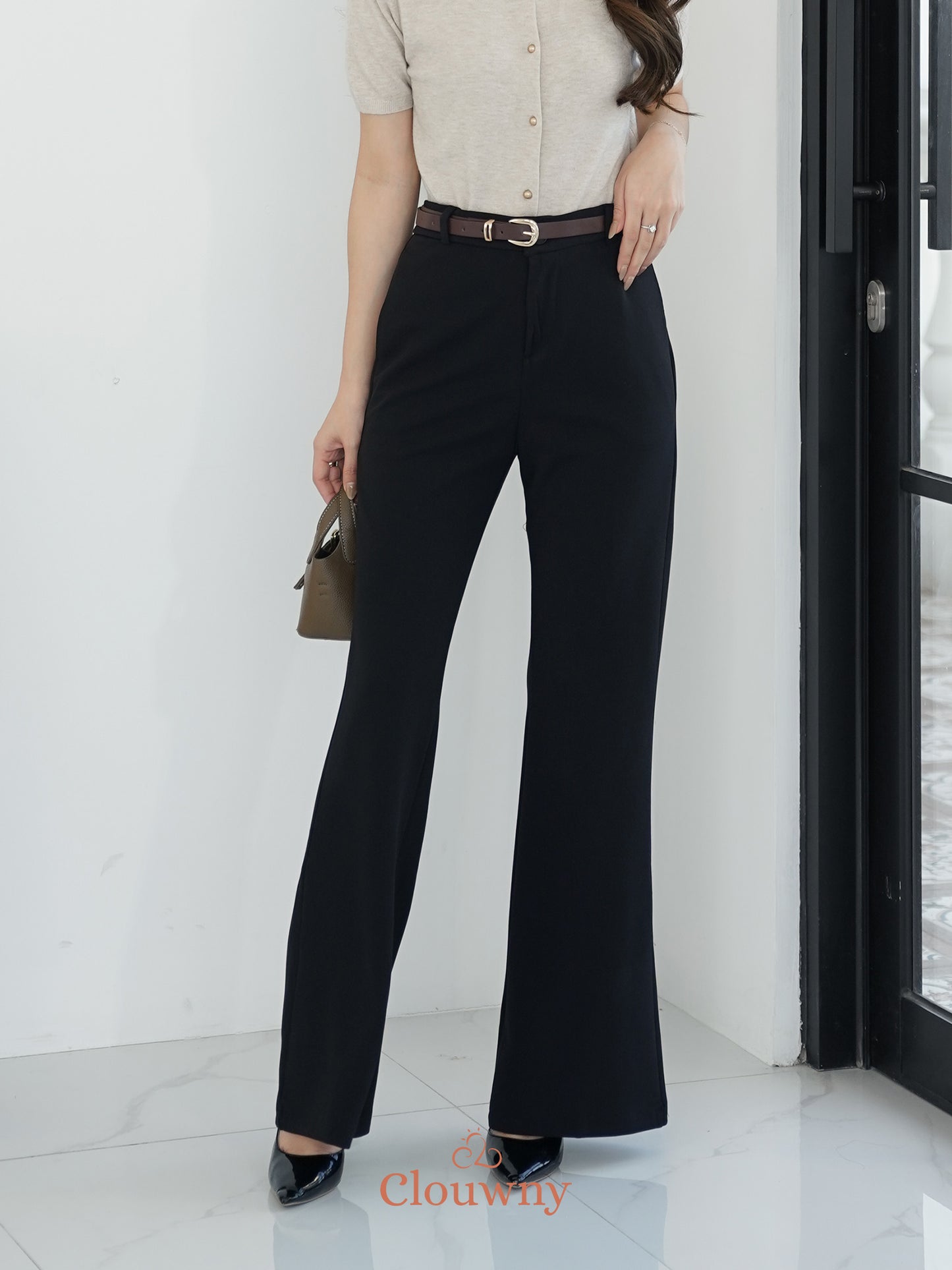 Kino Cutbray Pants - Black