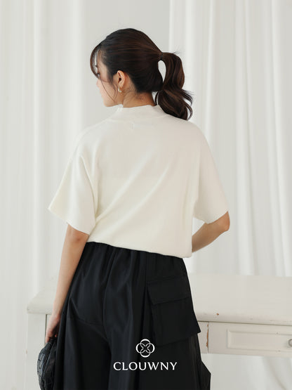Castle Knit Top - White