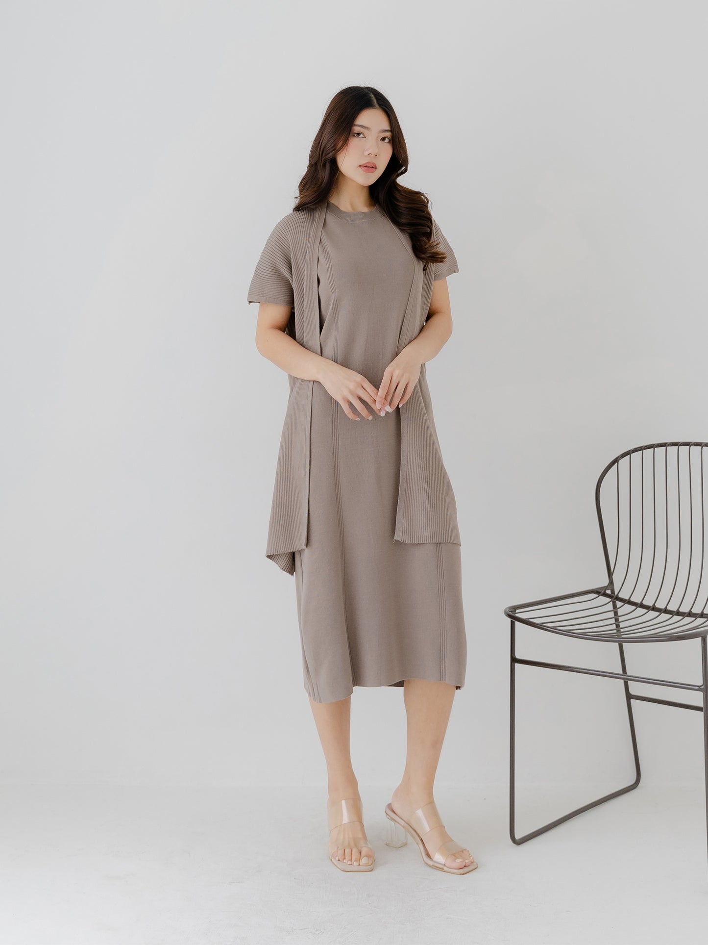 Noona Dress Knitt - Beige