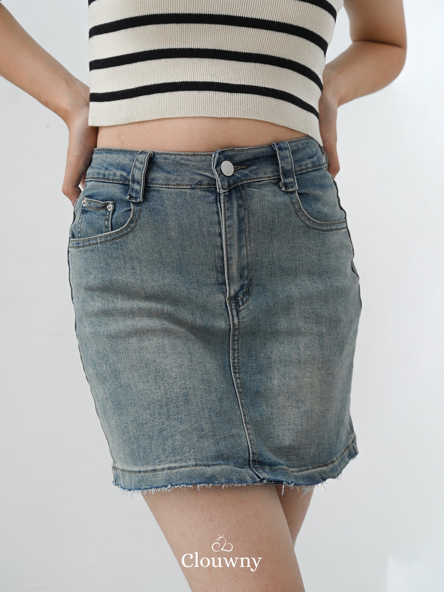 Seoul Denim Skort