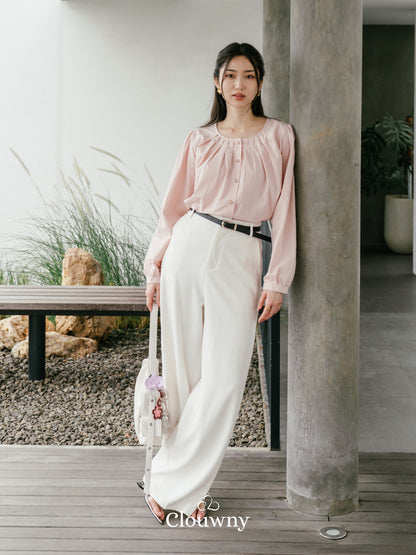 Mine Cotton Blouse - Pink