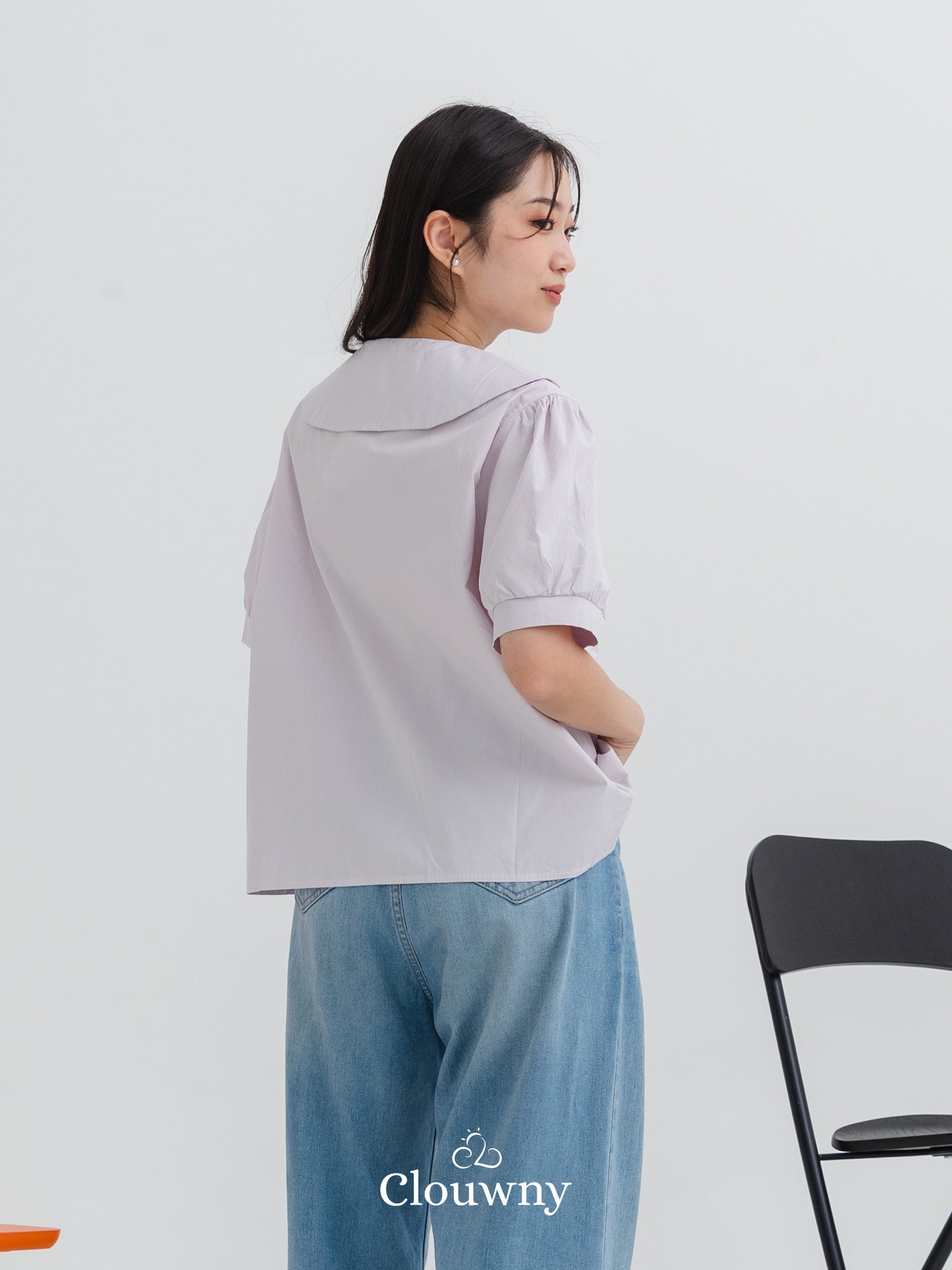 Kirei Collar Blouse - Purple