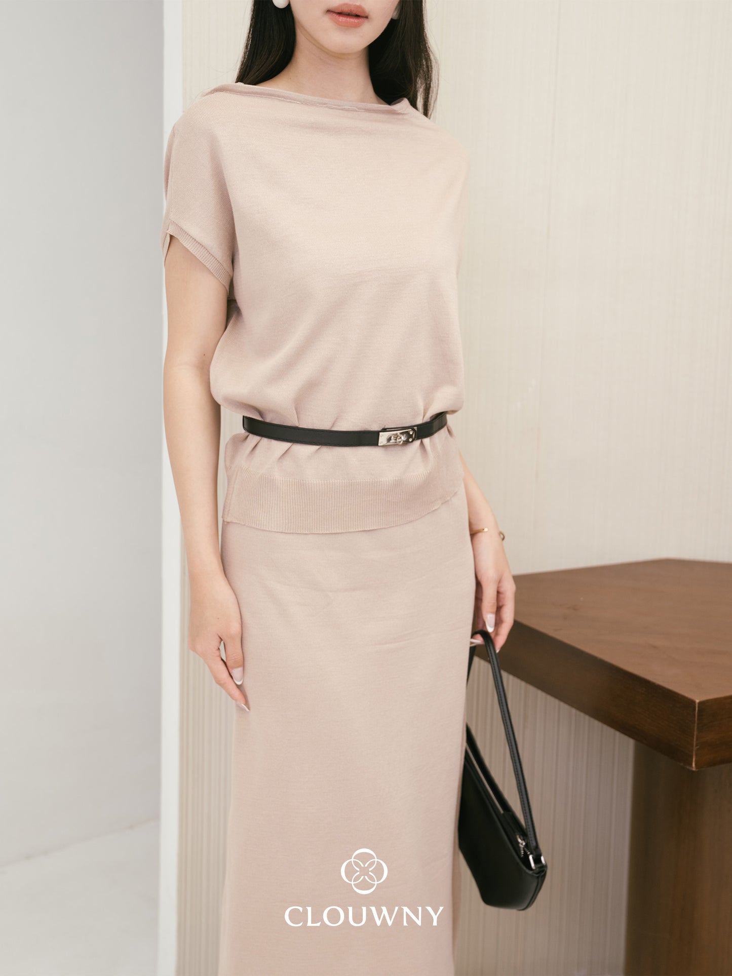 Jerica Loose Knit Set - Khaki