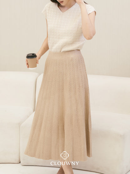 Chesma Knit Skirt - Sand