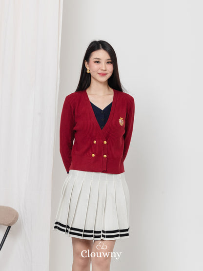 Nalami Knit Top - Maroon