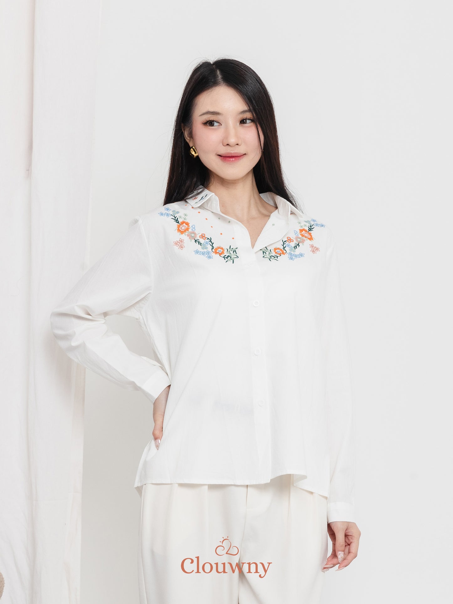 Daria Cotton Shirt - White