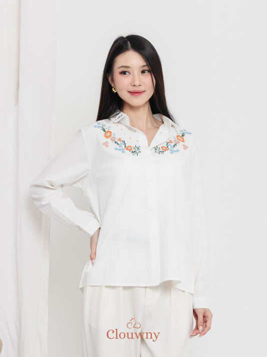 Daria Cotton Shirt - White