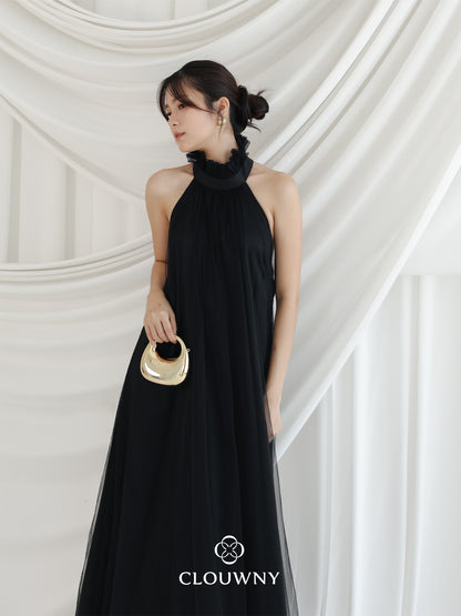Sharon Halter Tulle Dress - Black