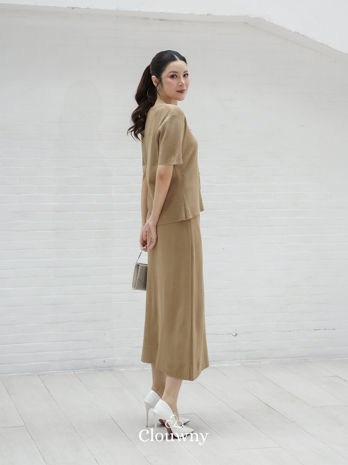 Isabel Knit Set - Khaki