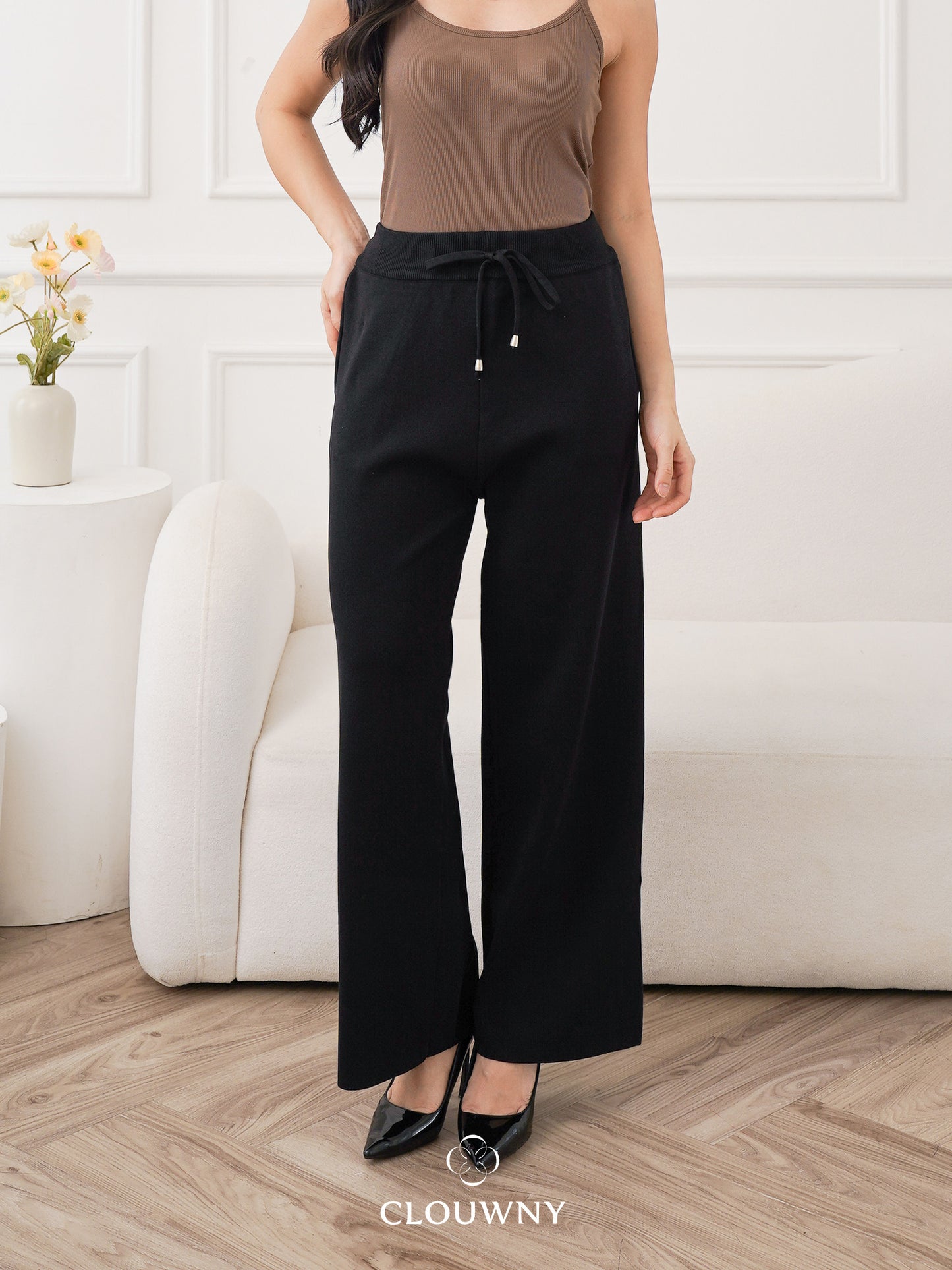 Mikael Knit Pants - Black