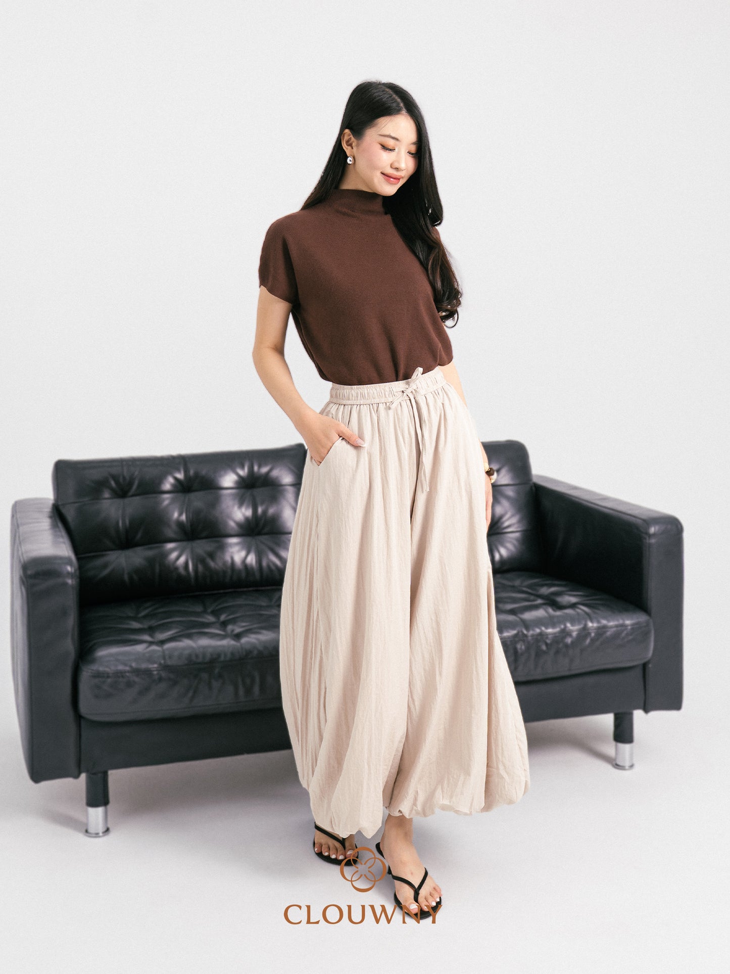Sasya Ballon Pants - Khaki