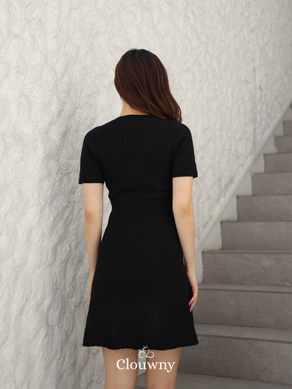 Kansa Knit Dress - Black