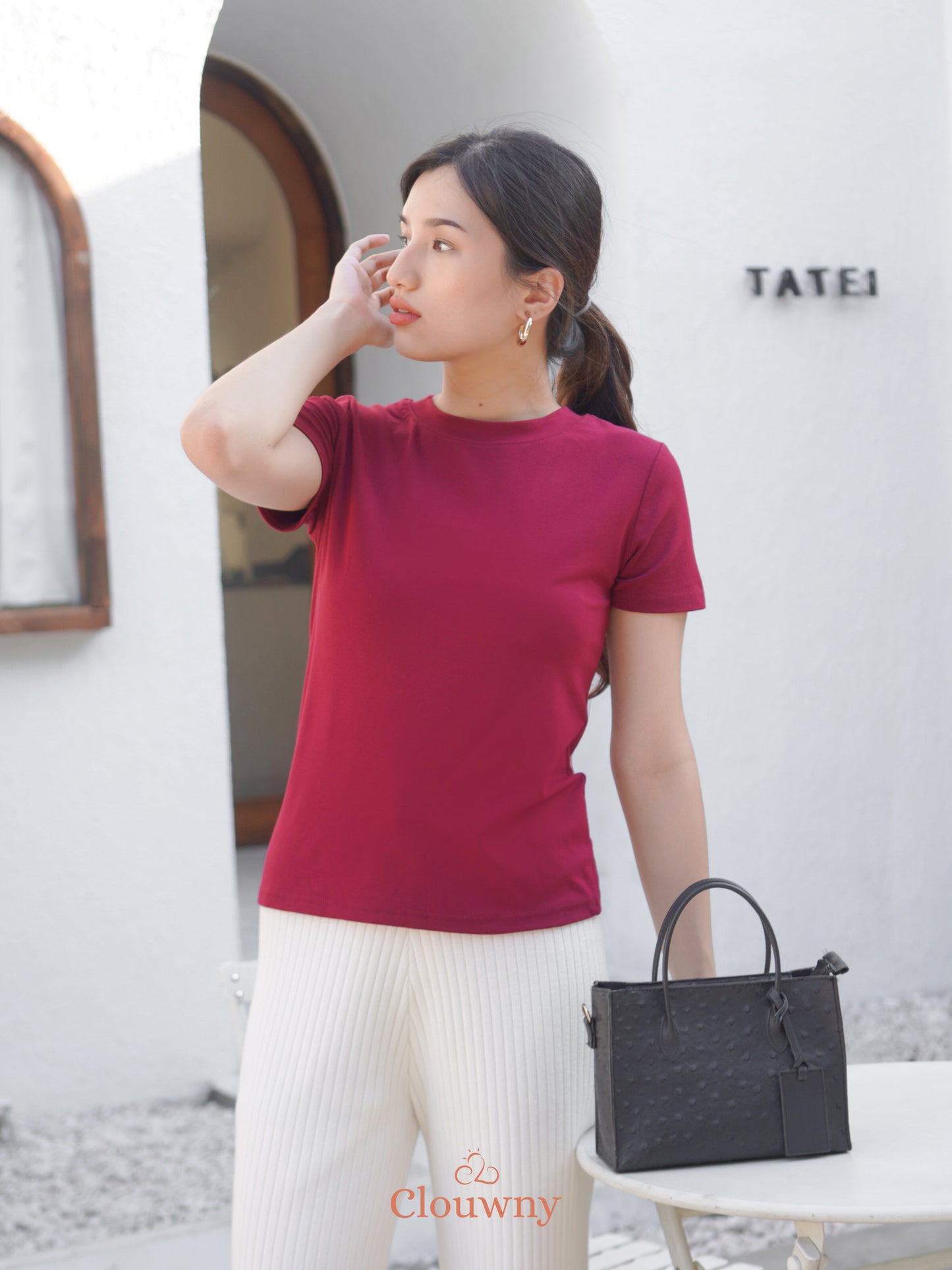 Basic Tshirt - Maroon