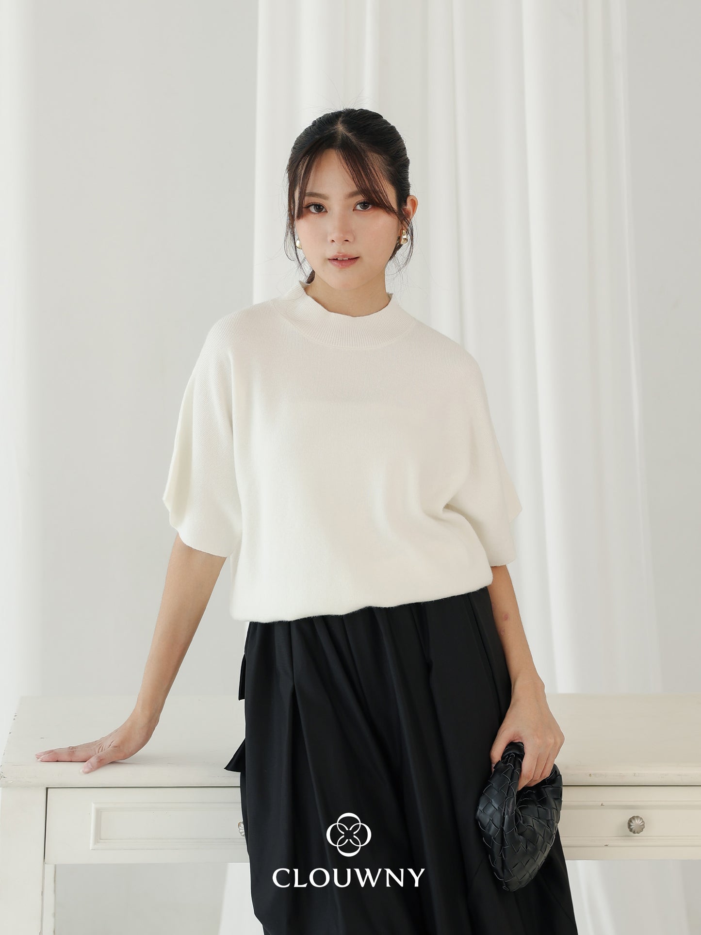 Castle Knit Top - White