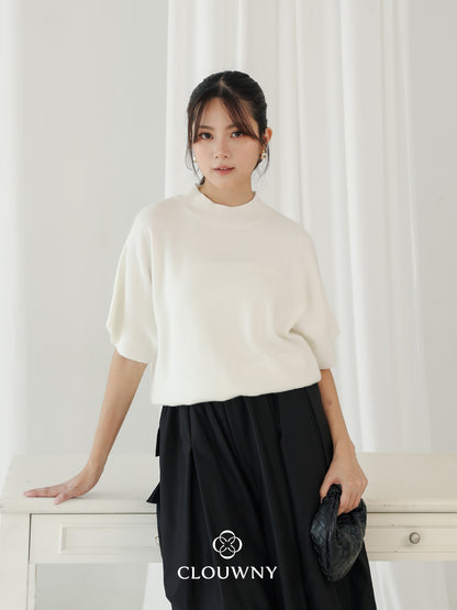 Castle Knit Top - White
