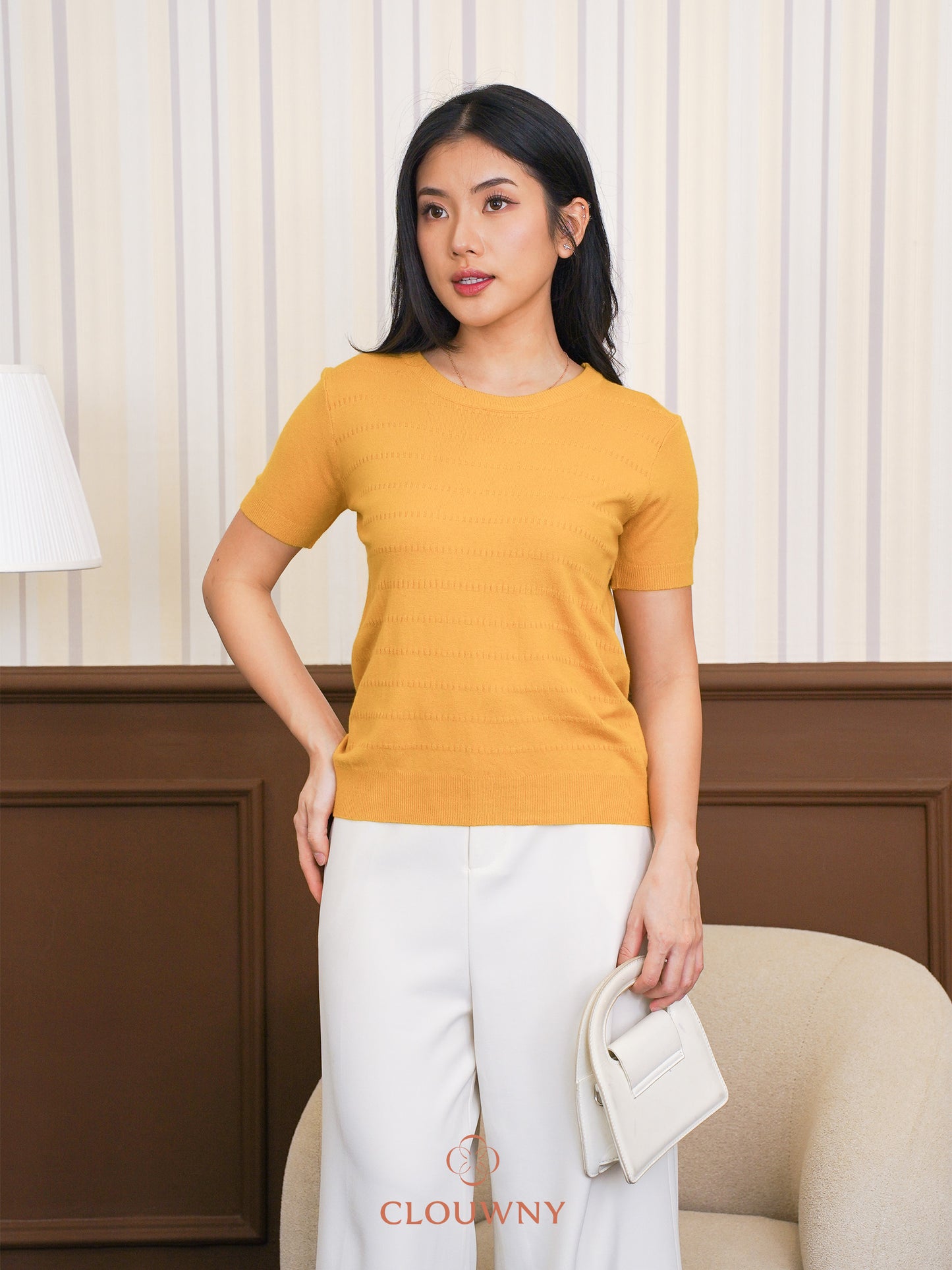 Hema Knit Top - Mustard