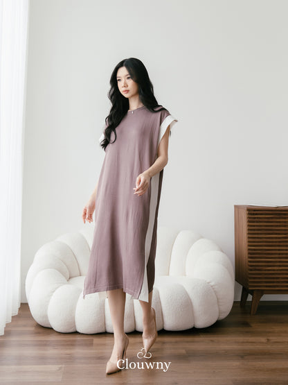 Airyn List Dress - Beige