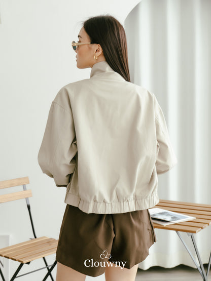 Glinda Pocket Jacket - Tea