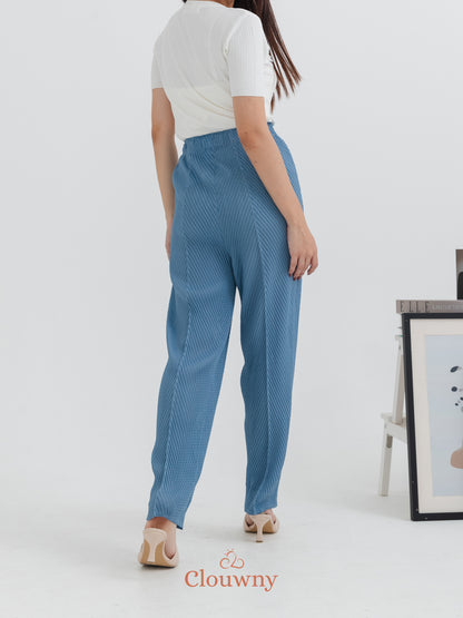 Ollie Pencil Pants - Blue