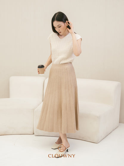 Chesma Knit Skirt - Sand