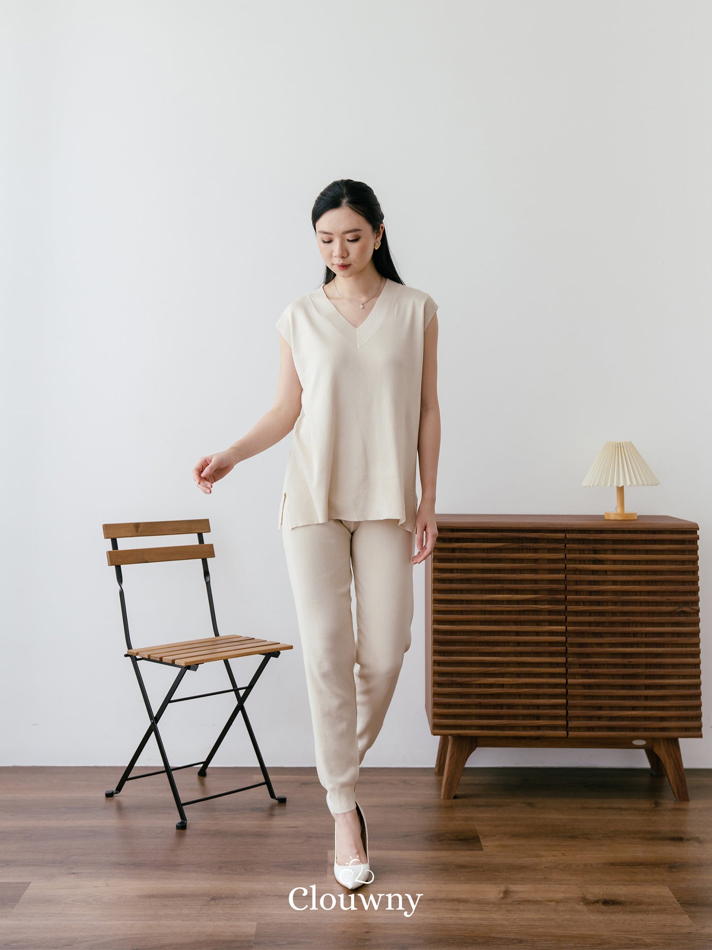 Moreno Knit Set - Cream