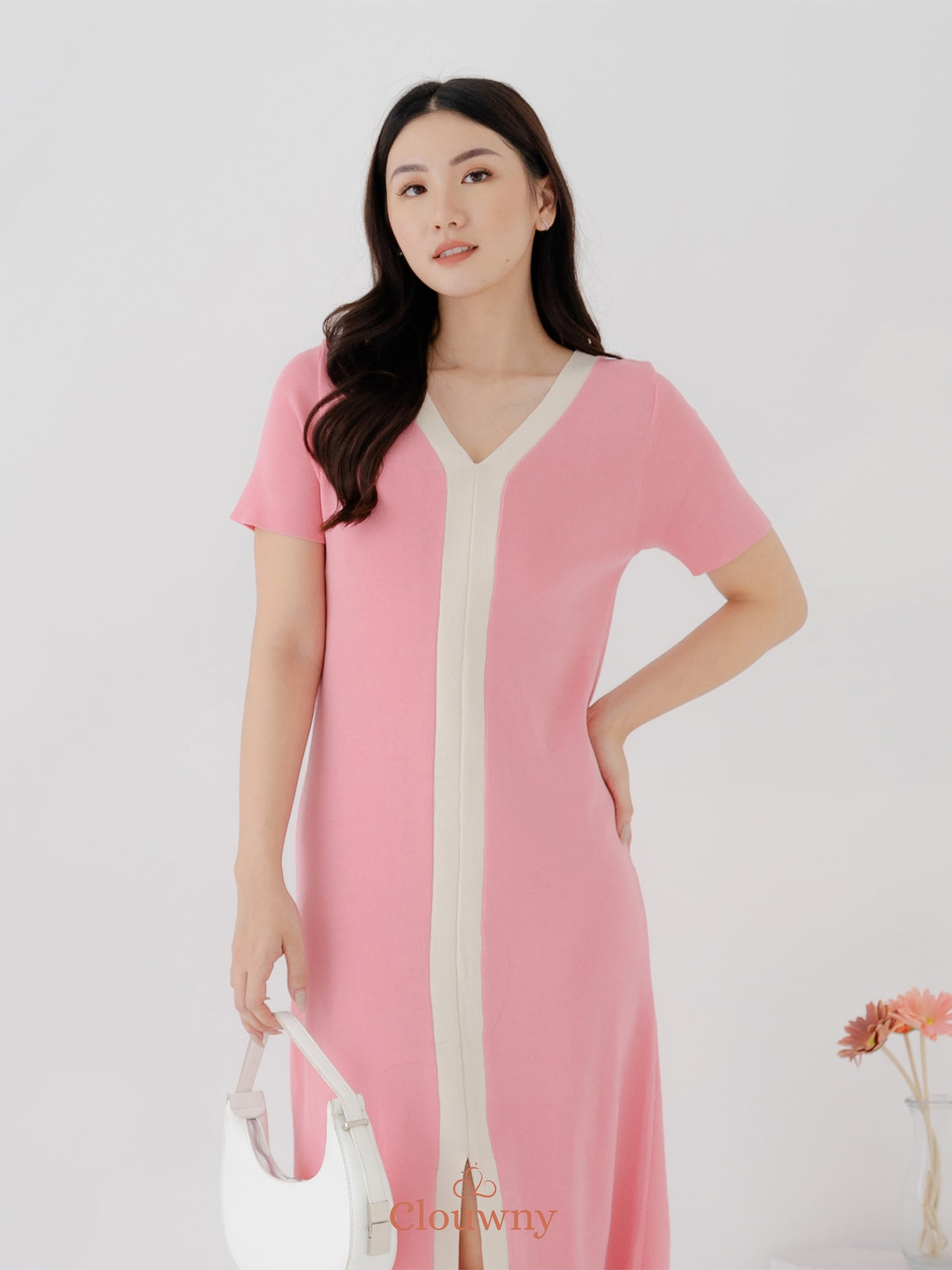 Melody Knit Dress - Pink