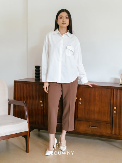 Travis Pocket Shirt - White