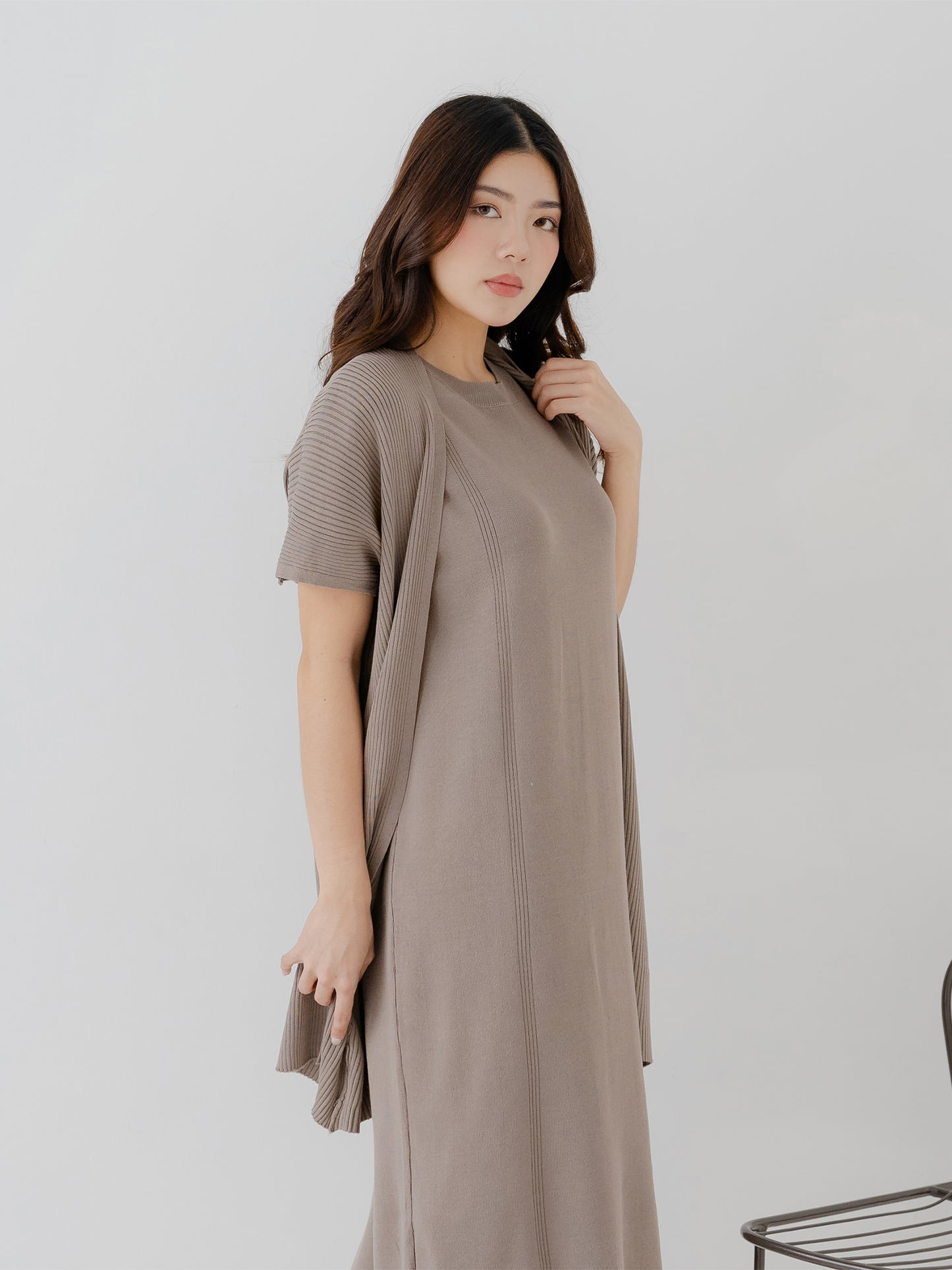 Noona Dress Knitt - Beige