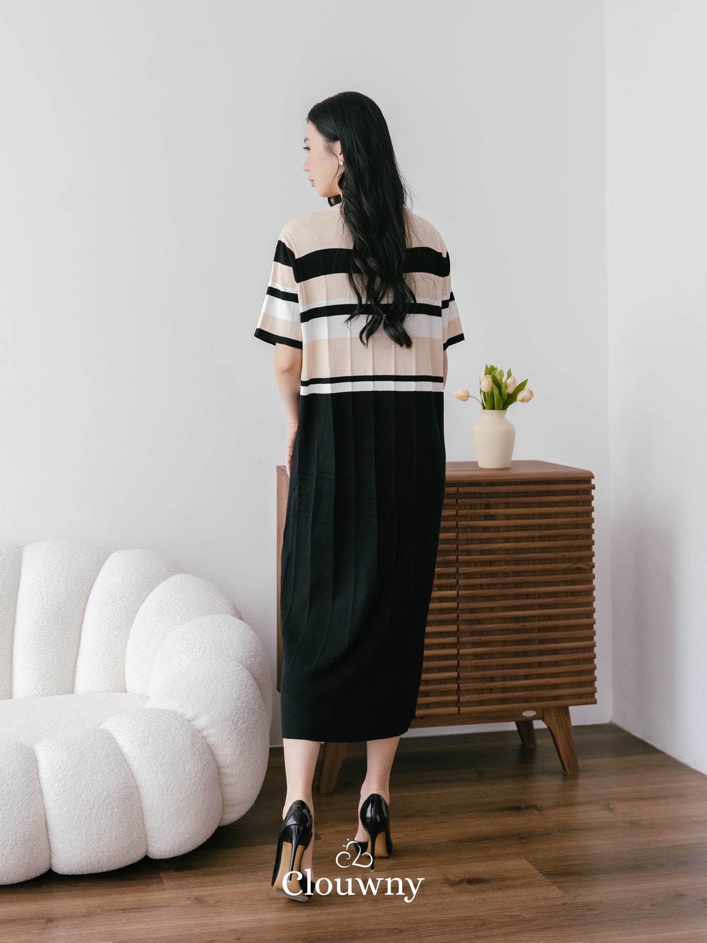 Fille Knit Dress - Black