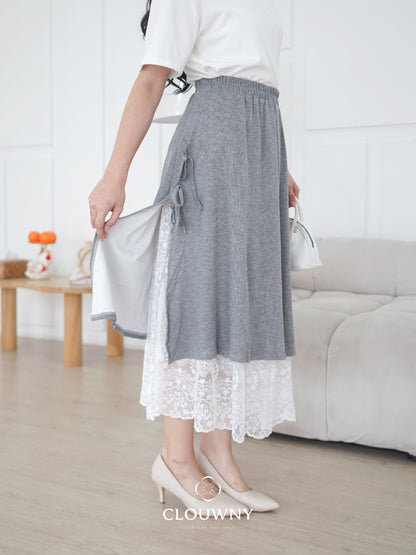 Jona Midi Skirt - Grey