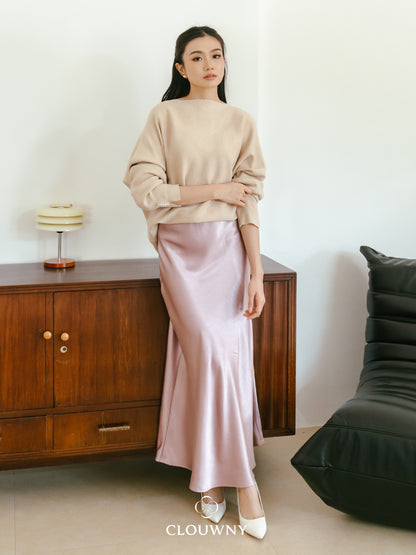 Briela Long Skirt - Rosegold